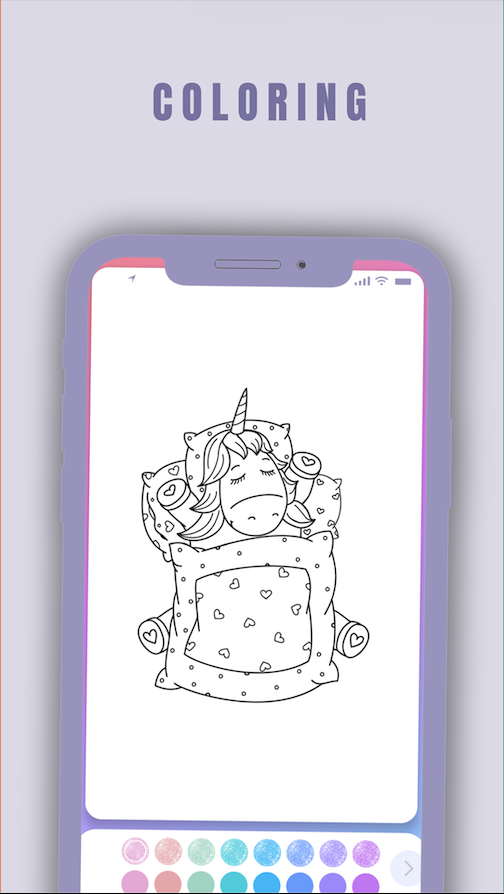 Magic coloring tools and brushes for kids